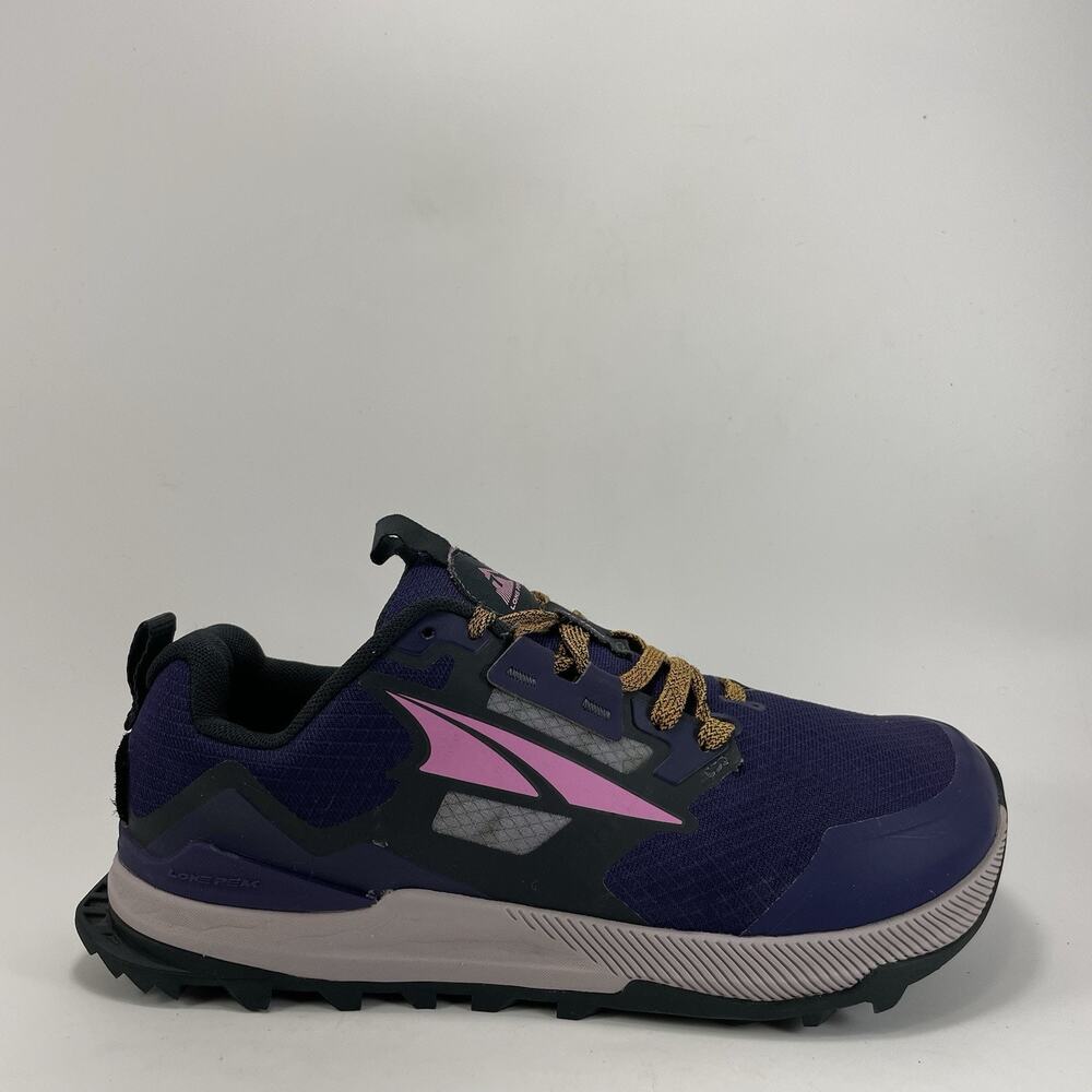 Altra Lone Peak 7 Trail Running Shoes Purple Blue Womens Size 7 Athletic Low